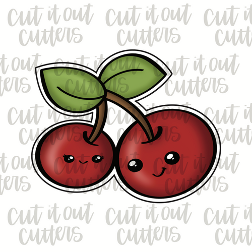 Cherry Pair Cookie Cutter