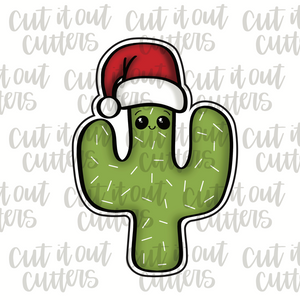 Christmas Cactus Cookie Cutter