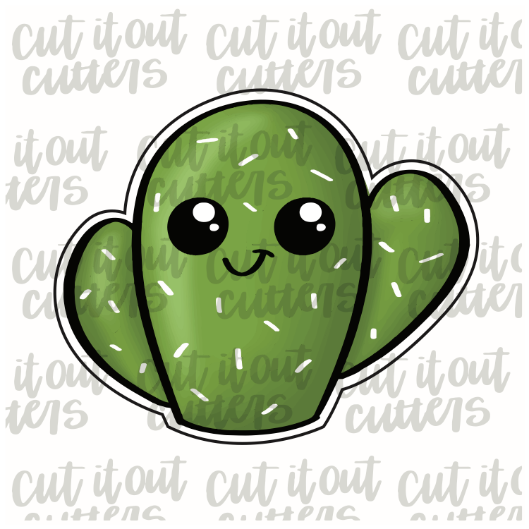 Chubby Cactus Cookie Cutter