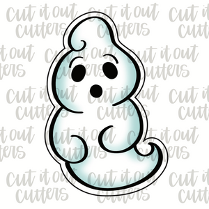 Chubby Ghost Dude Cookie Cutter