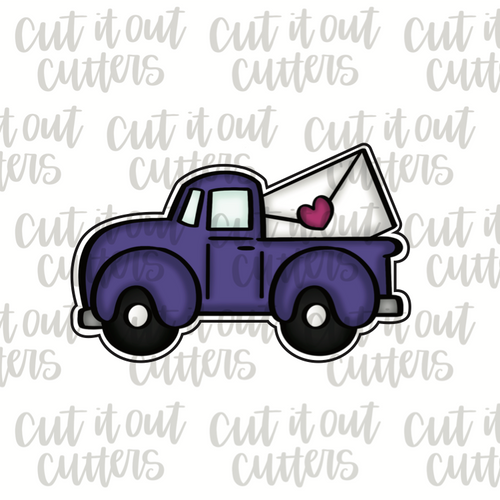 Chubby Pick Up with Envelope Cookie Cutter