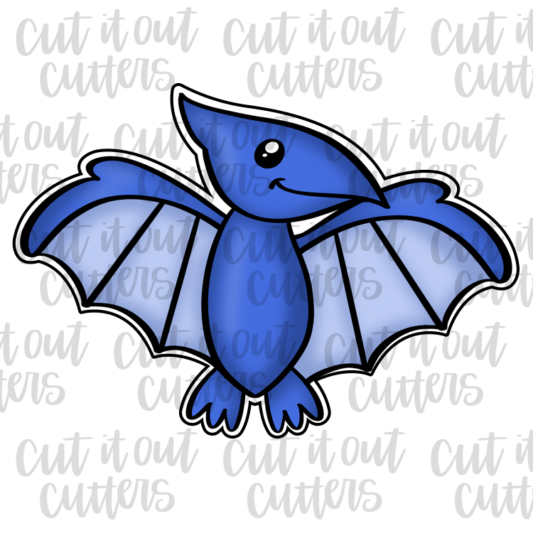 Blue Pterodactyl