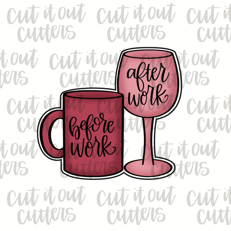 Coffee and Wine Cookie Cutter