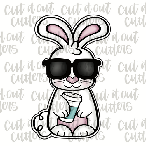 Cool Bunny Cookie Cutter