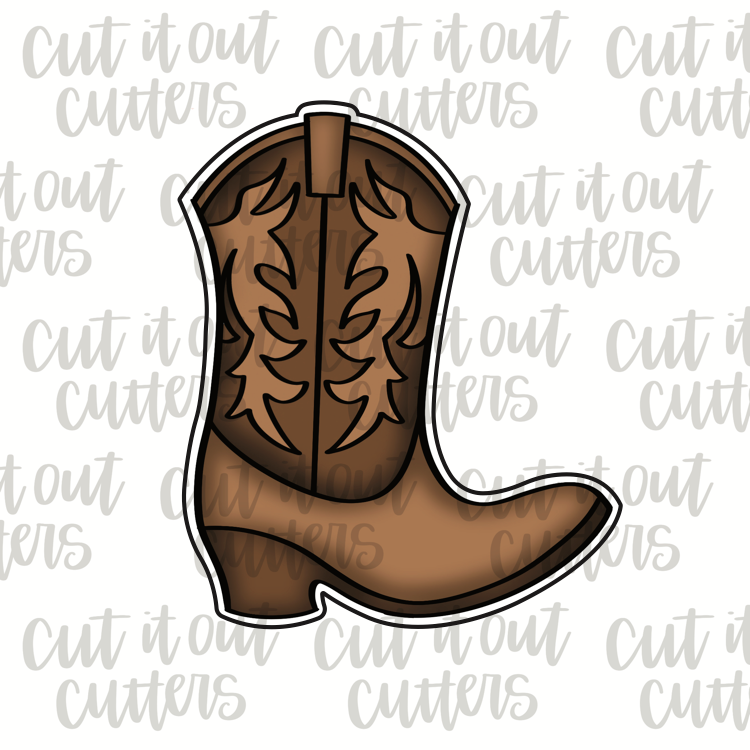 Cowboy Boot Cookie Cutter – Cut It Out Cutters