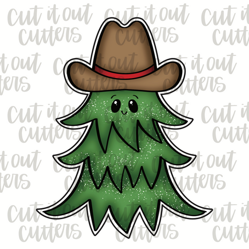 Cowboy Tree Cookie Cutter