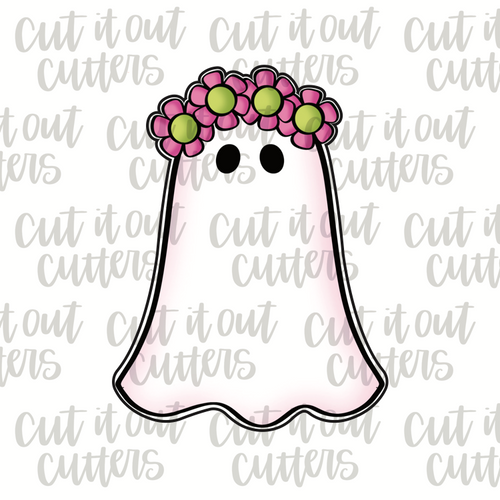Daisy Ghost Cookie Cutter
