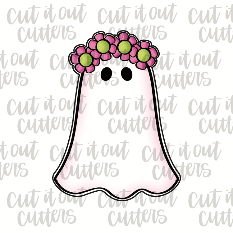 Daisy Ghost Cookie Cutter