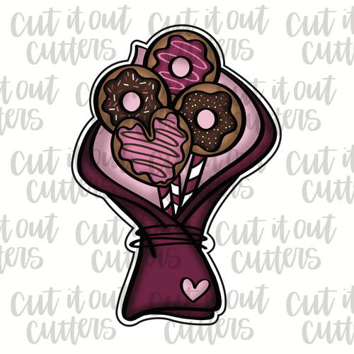 Donut Bouquet Cookie Cutter