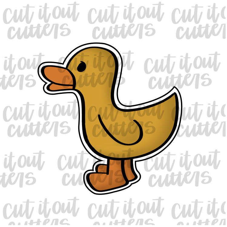 Duck - Full Body Cookie Cutter – Cut It Out Cutters