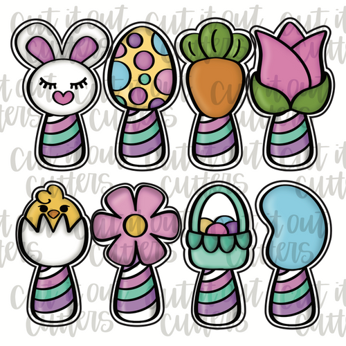 Easter Cake Pop Cuties Cookie Cutter Set