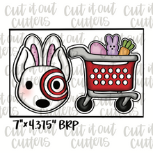 Load image into Gallery viewer, Easter Dog &amp; Cart Shopping Cookie Cutter Set