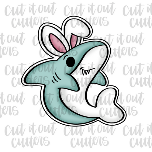 Easter Sharky Cookie Cutter