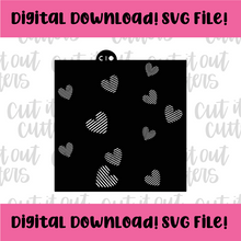 Load image into Gallery viewer, DIGITAL DOWNLOAD SVG File for Envelopes and Hearts 2 Piece Stencil