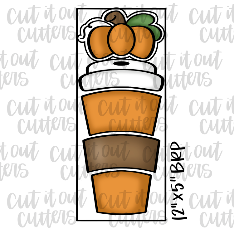Fall Build A Brew Topper Cookie Cutters – Cut It Out Cutters