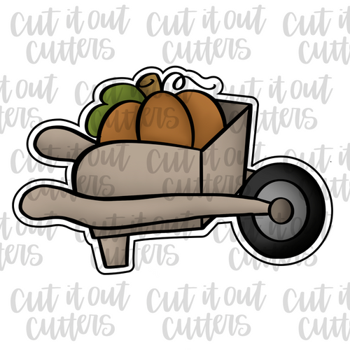 Fall Wheel Barrow Cookie Cutter