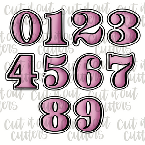 Fancy Numbers Cookie Cutter Set – Cut It Out Cutters