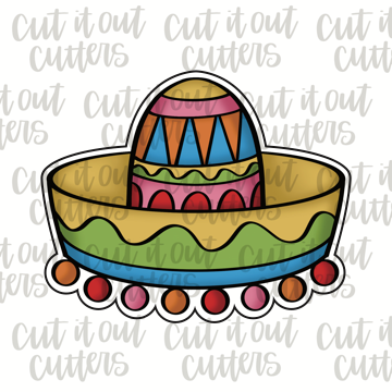 Fancy Sombrero Cookie Cutter