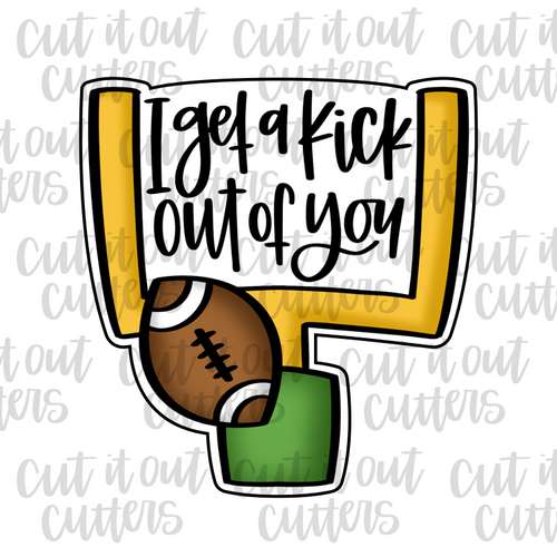 Field Goal Kick Cookie Cutter