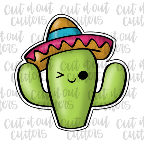 Fiesta Cactus Cookie Cutter