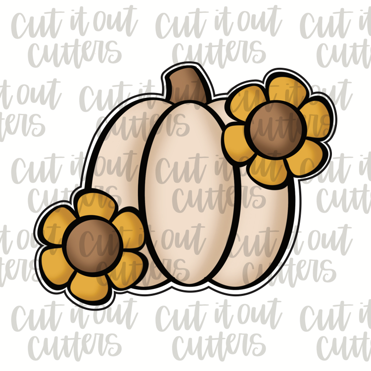 Flower Pumpkin Cookie Cutter