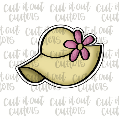 Flower Sun Hat Cookie Cutter
