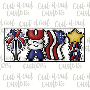 Fourth of July Sticks Cookie Cutter Set