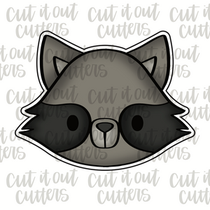 Raccoon/Fox Face Cookie Cutter