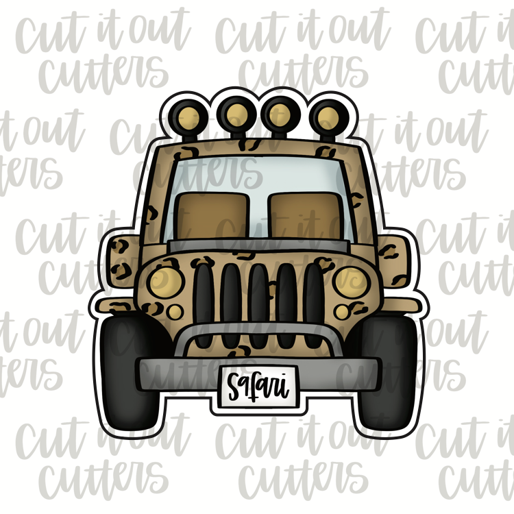 safari jeep front clipart house