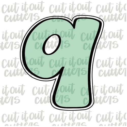 Funky 9 Cookie Cutter
