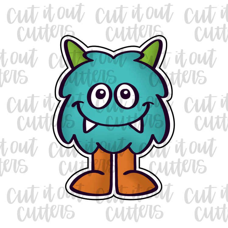 Fuzzy Monster Cookie Cutter