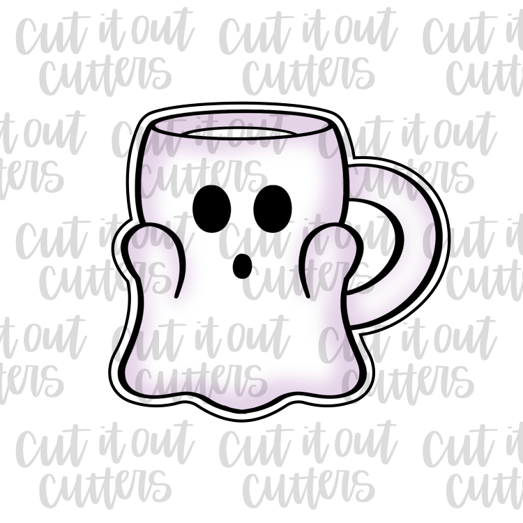 Ghost Mug Cookie Cutter