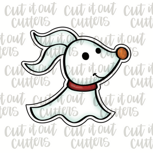 Ghost Pup Cookie Cutter