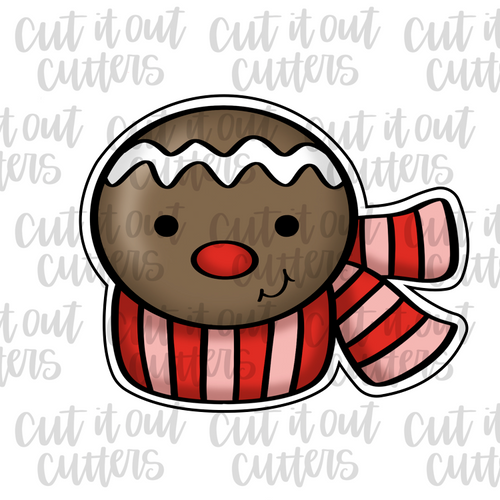 Winter Penguin/Gingerbread Man Cookie Cutter