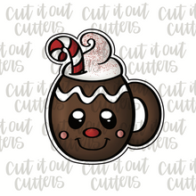 Load image into Gallery viewer, Penguin/Gingerbread Mug Cookie Cutter