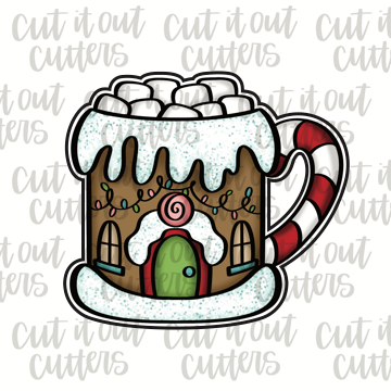 Gingerbread House Mug Cookie Cutter