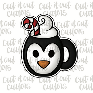Penguin/Gingerbread Mug Cookie Cutter