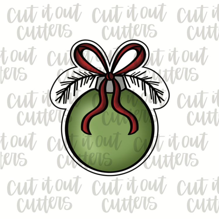 Greenery Ornament Cookie Cutter