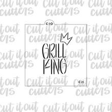 Load image into Gallery viewer, Grill King Cookie Stencil