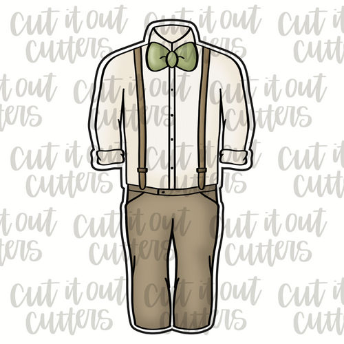 Groomsman Outfit Cookie Cutter