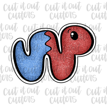 Gummy Wormy Cookie Cutter