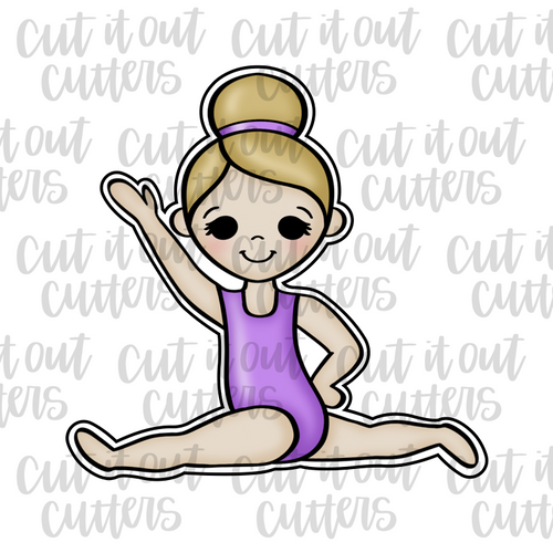 Gymnast 1 Cookie Cutter