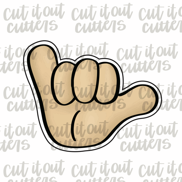 Hang Loose Hand Cookie Cutter