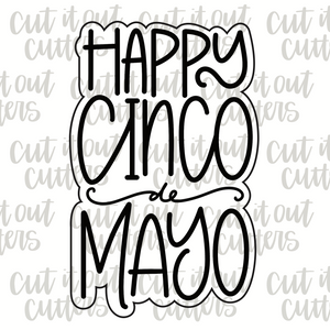 Happy Cinco de Mayo Cookie Cutter
