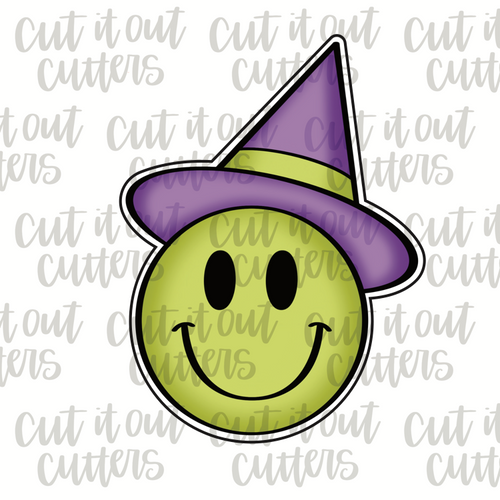 Happy Witch Face Cookie Cutter
