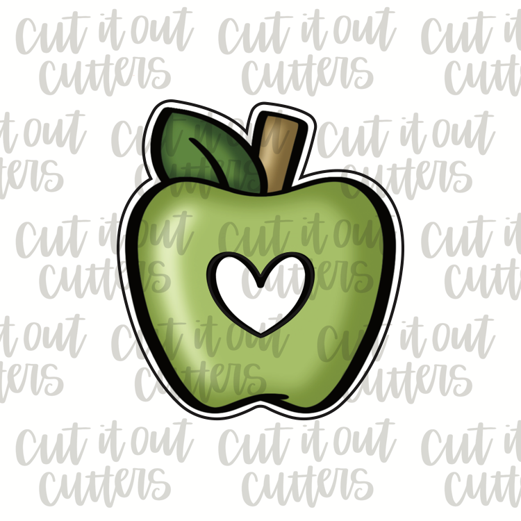 Heart Apple Cookie Cutter