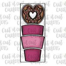Load image into Gallery viewer, Valentine/Love Toppers for the Build A Brew Cookie Cutter Set