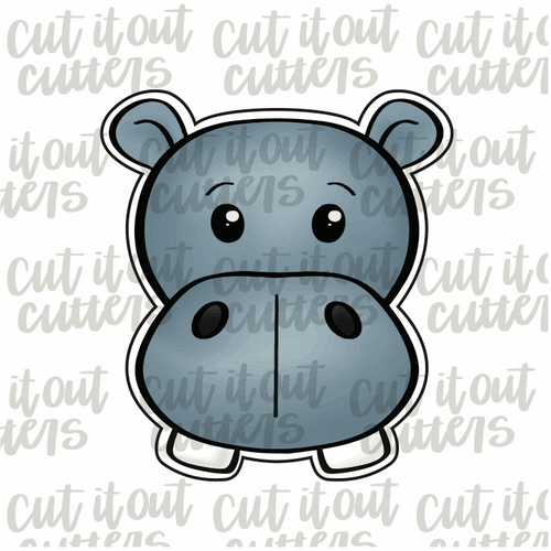 Hippo Head Cookie Cutter