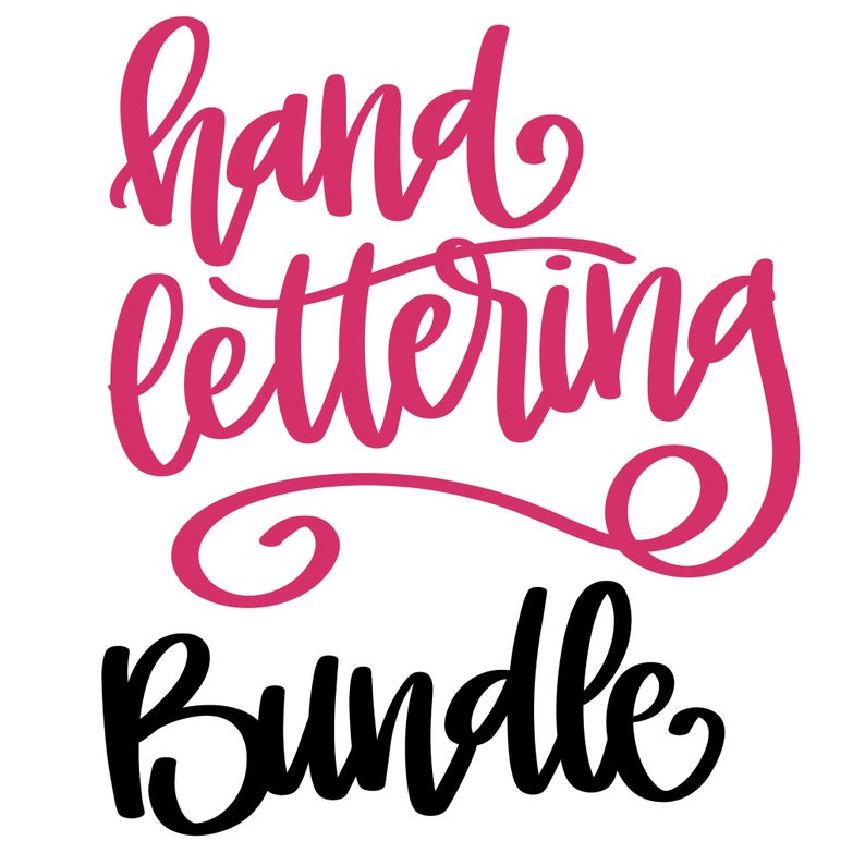 Full Hand Lettering Bundle & CIO Print and Script Brushes – Cut It Out ...