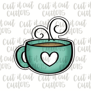 Hot Coffee Cookie Cutter